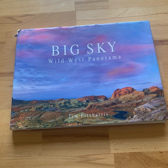 Big Sky Wild West Panorama hard cover book by Tim Fitzharris - Picture 1 of 10